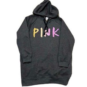 VS Pink sweatshirt glitter dress large